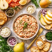 Smoked Salmon Spread with Pears and Horseradish