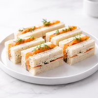 Smoked Salmon Tea Sandwiches