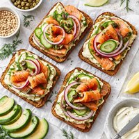 Smoked Salmon Toast