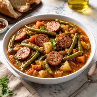 Smoked Sausage and Green Bean Stew