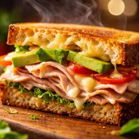 Smoked Turkey and Avocado Melt