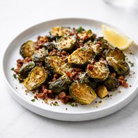 Smokey Brussels Sprouts Bake