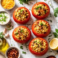 Smokey Potato Stuffed Tomatoes 5fix