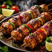 Smokin Chicken Kebabs