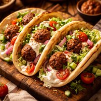 Smokin Chipotle Falafel Gyros