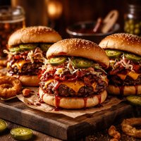 Smokin Hot Sassy Saucy Southern Burgers with Attitude