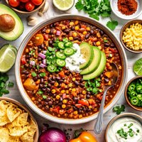 Smokin Spicy Vegetarian Chili