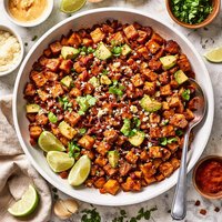 Smoky Bacon and Chipotle Sweet Potatoes