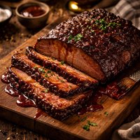 Smoky Barbecue Beef Brisket Crock Pot