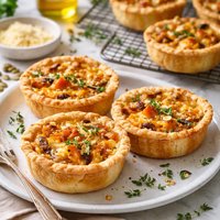 Smoky Cheese and Pumpkin Mini Quiches