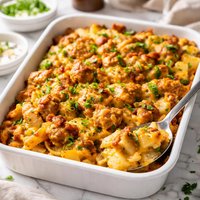 Smoky Chicken and Cheesy Potato Casserole