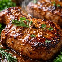 Smoky Maple Mustard Chops