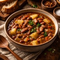 Smoky Pinto Bean and Potato Soup