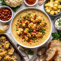 Smoky Potato and Roasted Cauliflower Soup 5fix