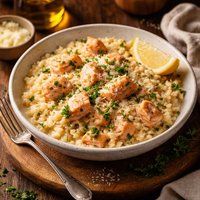 Smooth Salmon Risotto