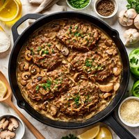 Smothered Cube Steaks Low Carb