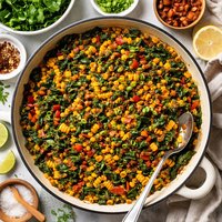 Smothered Greens Corn