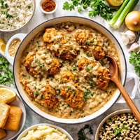 Smothered Southern Fried Chicken