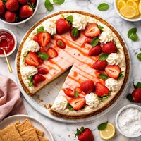 Snazzy Strawberry Cheesecake