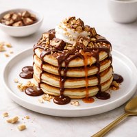 Snickers or Milky Way Pancakes