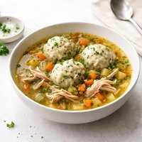 Snow Day Soup Chicken Vegetable and Dumplings