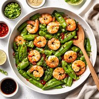 Snow Peas with Shrimp