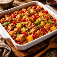 So Easy Sweet and Sour Chicken Bake