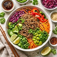 Soba Noodle Salad with Tamari