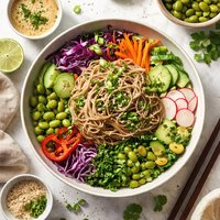 Soba Salad with Miso Dressing