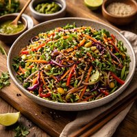 Soba Salad with Soy Wasabi Vinaigrette