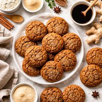 Soft Baked Molasses Cookies