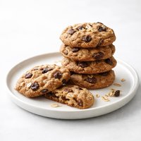 Soft Batch Oatmeal Raisin Cookies