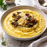 Soft Butter Cheese Polenta