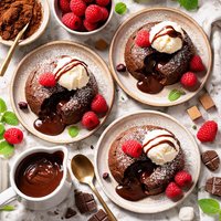 Soft Centred Chocolate Puddings