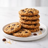 Soft Chewy Oatmeal Raisin Cookies