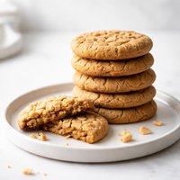 Soft N Chewy Vegan Peanut Butter Cookies
