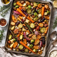 Soft Roasted Winter Vegetables with Herbs