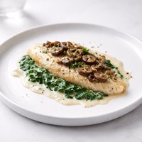 Sole Florentine Aux Champignons