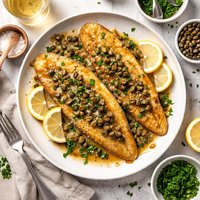 Sole Meuniere with Browned Butter Caper Sauce