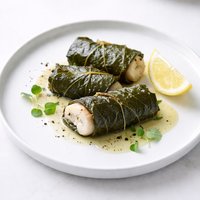 Sole Wrapped in Grape Leaves