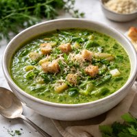 Soup D Herbes Potageres Pot Herb Soup