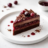 Sour Cherry Chocolate Torte