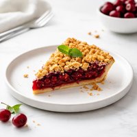 Sour Cherry Crumble Pie