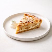 Sour Cream Almond Apple Pie