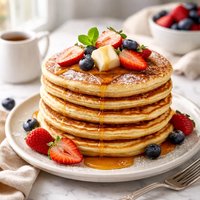 Sour Cream and Buttermilk Pancakes