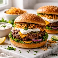 Sour Cream and Onion Burgers