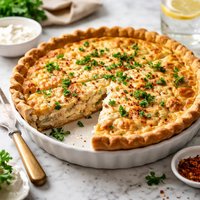 Sour Cream Chicken Quiche