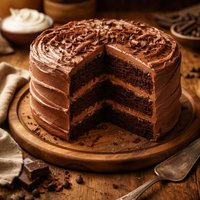 Sour Cream Chocolate Layer Cake