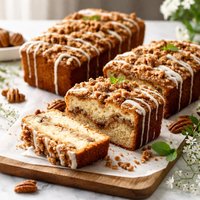 Sour Cream Coffeecake Loaves