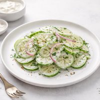 Sour Cream Cucumber Salad